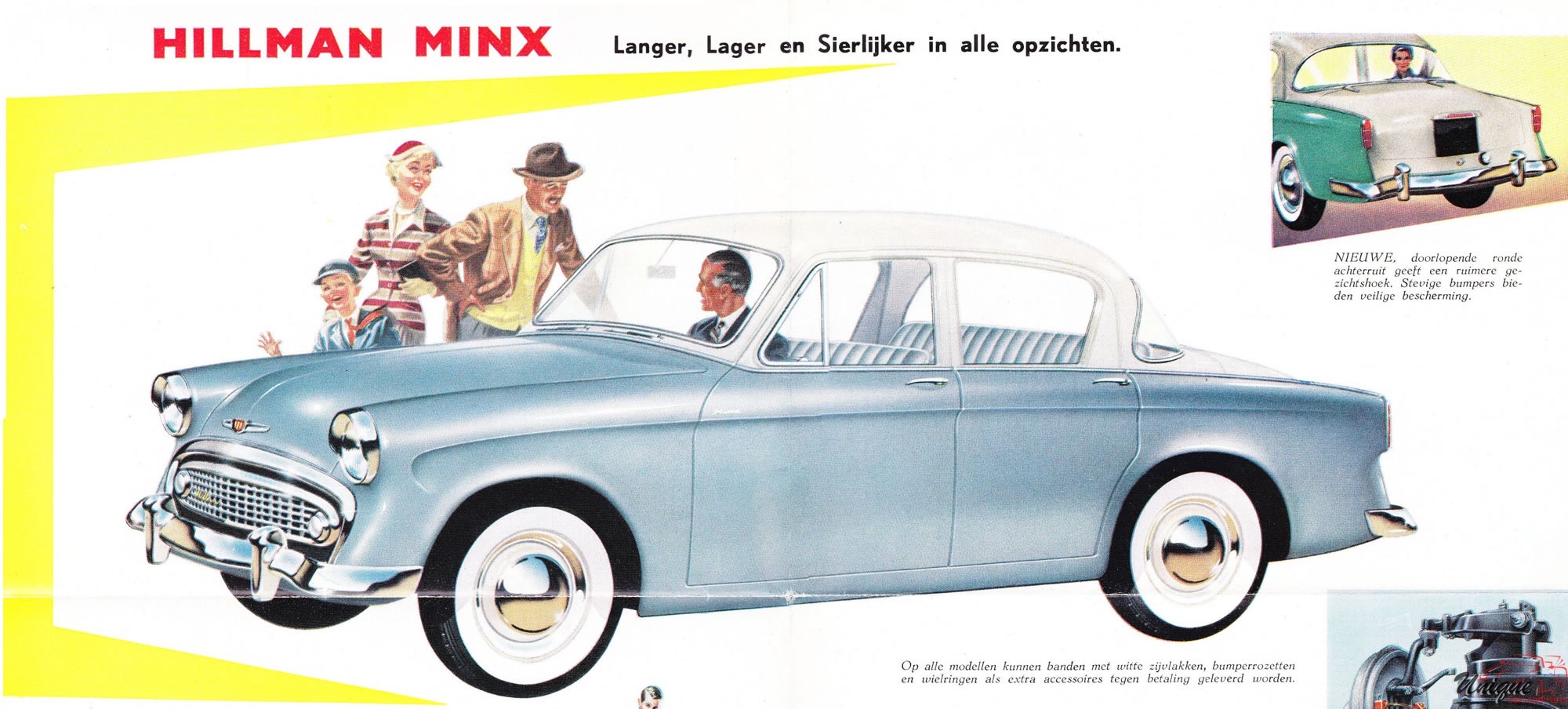 1956 Hillman Minx (Netherlands) Brochure Page 2